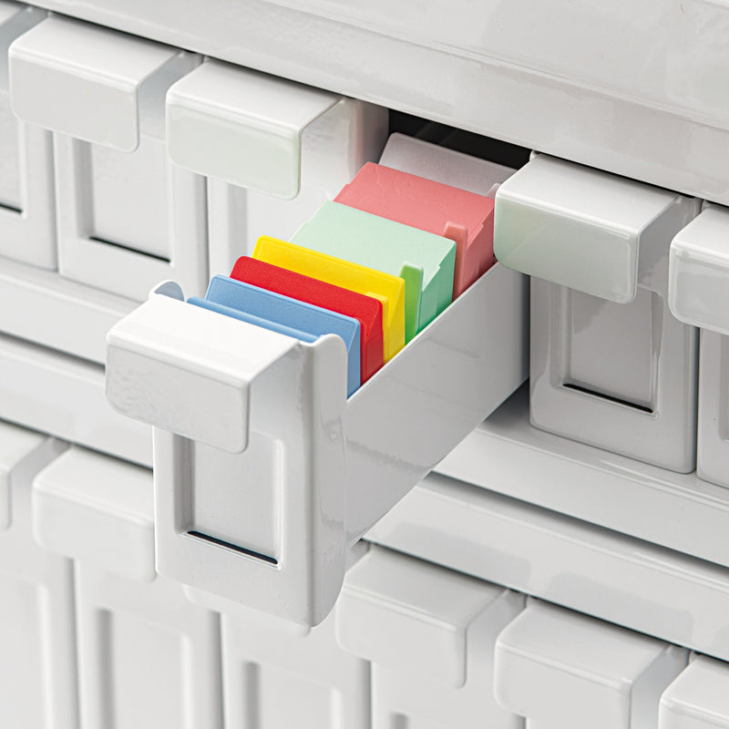 Microblock for slides - Stackable filing cabinet system for blocks
